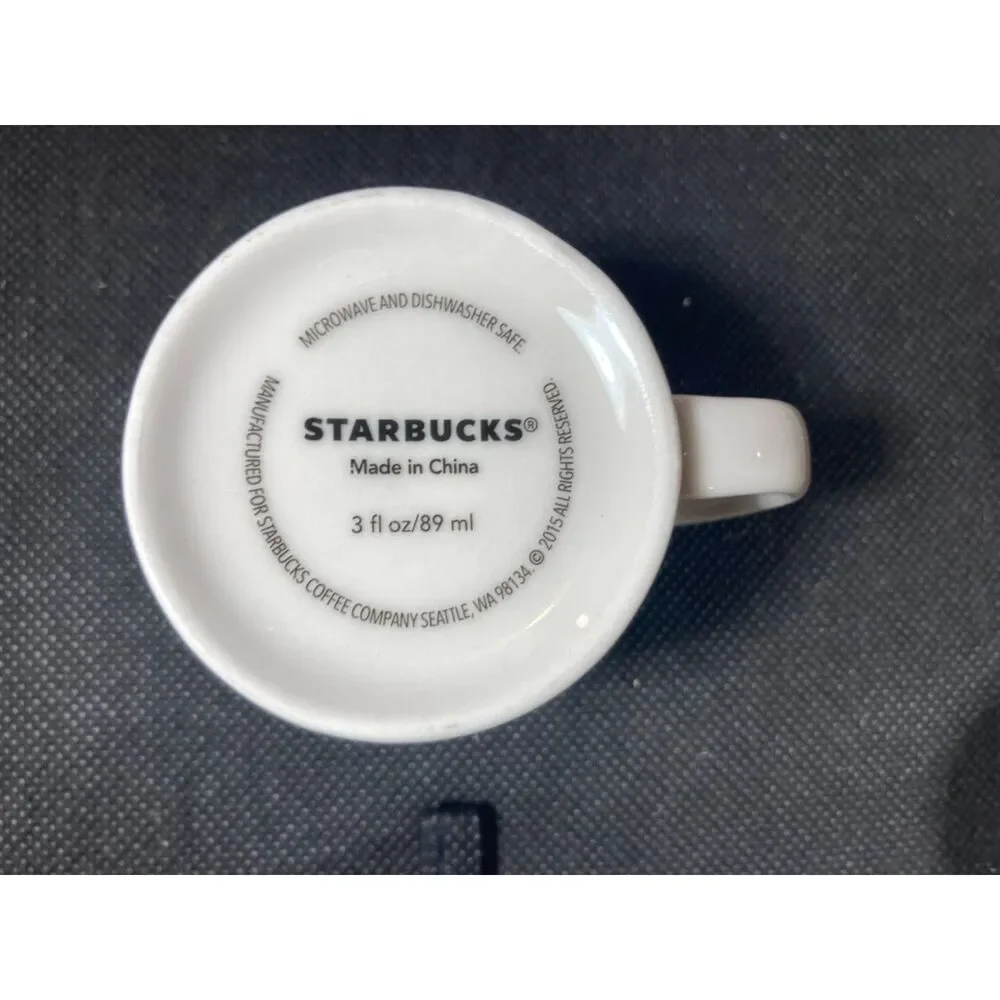 Starbucks Global Icon Demitasse Espresso Mug 2009 Melbourne Australia 3 oz